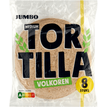 Jumbo Medium Tortilla Volkoren 8 Stuks
