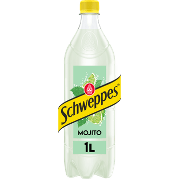 Schweppes Alcoholvrije Drank Mojito met Smaak van Limoen- en Munt 1 L