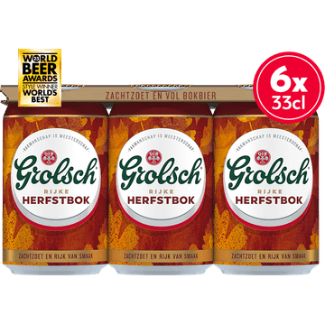 Grolsch Herfstbok 6x330ML