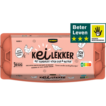 Jumbo Kei Lekker Eieren 10 Stuks