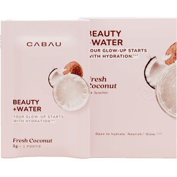 Cabau Lifestyle Beauty Water Fresh Coconut 14 Stuks