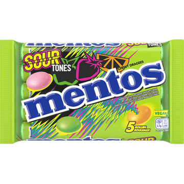 Mentos Sour Tones 5x37,5g