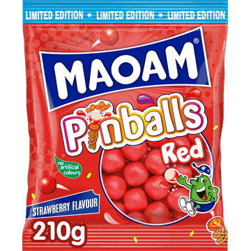 Maoam Pinballs red strawberry