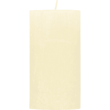 HEMA Rustieke Kaars Ivoor - 13 x 7 cm
