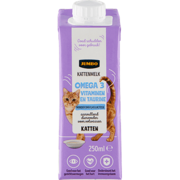 Jumbo Kattenmelk met Omega 3 250ML