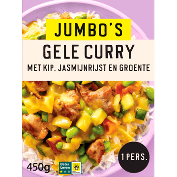 Jumbo's Vriesverse Maaltijd Kip Gele Curry 450 g