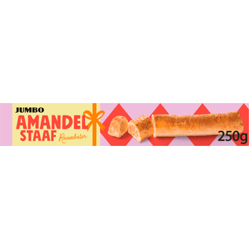 Jumbo Roomboter Amandelstaaf 250 g
