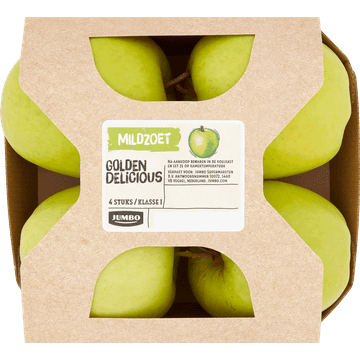 Jumbo Golden Delicious Mildzoet Appel 4 Stuks