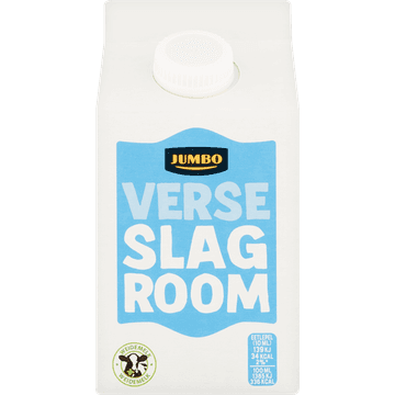 Jumbo Verse Ongeklopte Slagroom Biologisch 250 ML
