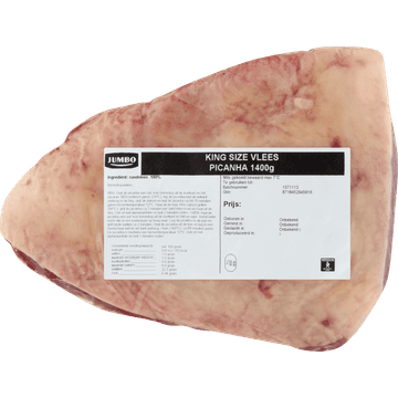 Jumbo King Size Vlees Picanha 1,4 kg