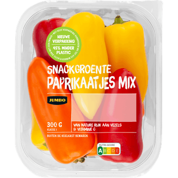 Jumbo Snackgroente Paprikaatjes Mix 300 g