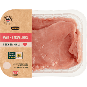 Jumbo Zonvarken Schnitzel – Beter Leven*** ca. 300g