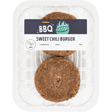 Jumbo BBQ Sweet Chili Burger 2 Stuks