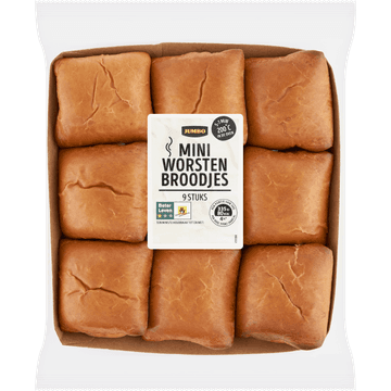 Jumbo - Mini Worstenbroodjes - 9 Stuks