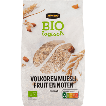 Jumbo Biologisch Volkoren Muesli Fruit en Noten 500 g