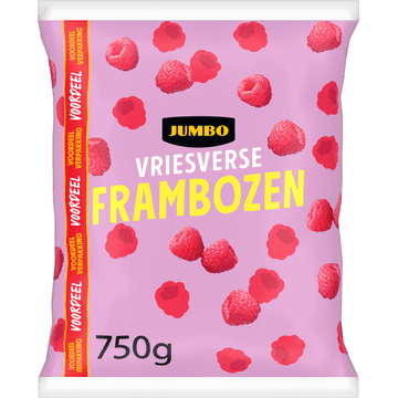 Jumbo Vriesverse Frambozen Voordeelverpakking 750 g
