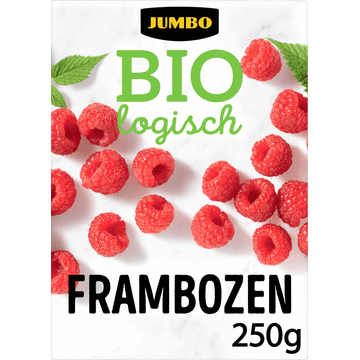 Jumbo Biologisch Frambozen 250 g