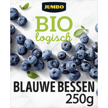 Jumbo Biologisch Blauwe Bessen 250 g