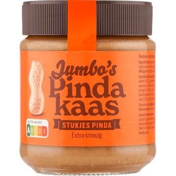 Jumbo's Pindakaas Stukjes Pinda 290 g