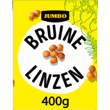 Jumbo Biologische Bruine Linzen 400 g