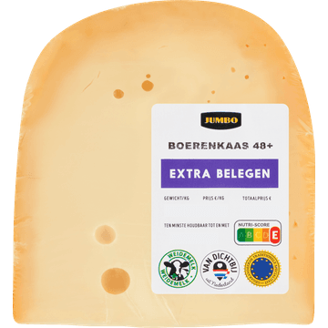 Jumbo Boerenkaas 48+ Extra Belegen Stuk ca. 419 g
