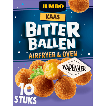 Jumbo Kaas Bitterballen Airfryer & Oven Wapenaer 10 Stuks