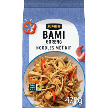 Jumbo Bami Goreng Noodles met Kip 475 g