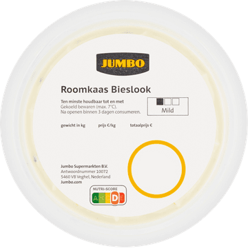 Jumbo Roomkaas Bieslook Mild 125 g
