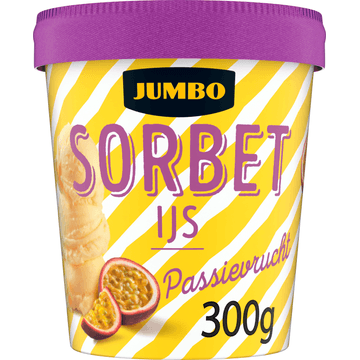 Jumbo Sorbet IJs Passievrucht 300 g