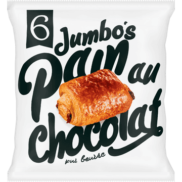 Jumbo's Vriesverse Chocoladebroodjes 6 Stuks