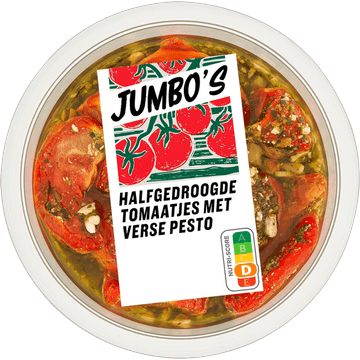 Jumbo's Halfgedroogde Tomaatjes met Verse Pesto 150 g