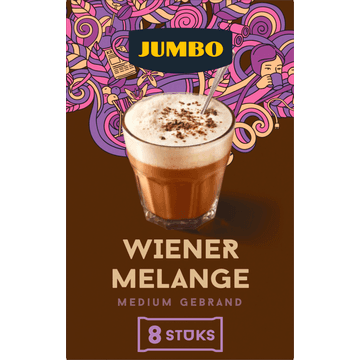 Jumbo Oploskoffie Wiener Melange 8 Stuks