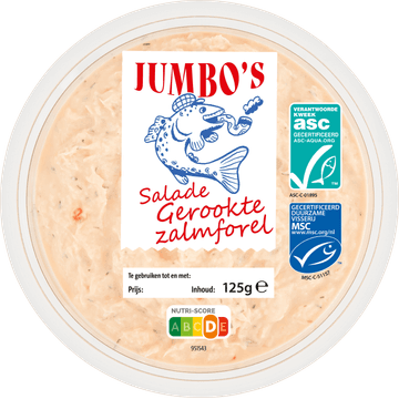 Jumbo's Salade Gerookte Zalmforel 125 g