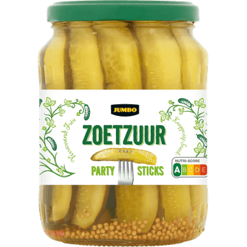 Jumbo Party Sticks Zoetzuur 360 g