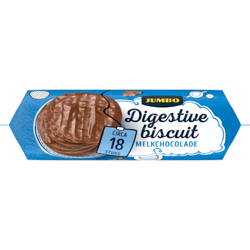 Jumbo Digestive Biscuit Melkchocolade 300 g