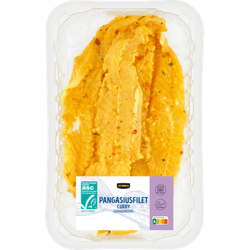 Jumbo Pangasiusfilet Curry Gemarineerd ca. 270 g