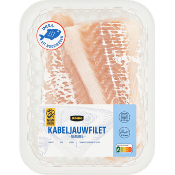 Jumbo Kabeljauwfilet Naturel 2 Stuks ca. 260 g