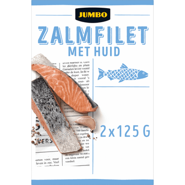Jumbo Zalmfilet met Huid 2 x 125 g