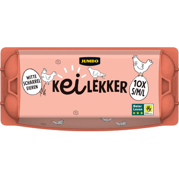 Jumbo Kei Lekker Eieren 10 Stuks