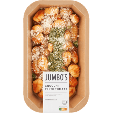 Jumbo's Verse Maaltijd Gnocchi Pesto Tomaat 450 g
