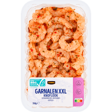 Jumbo Garnalen XXL Knoflook 350 g
