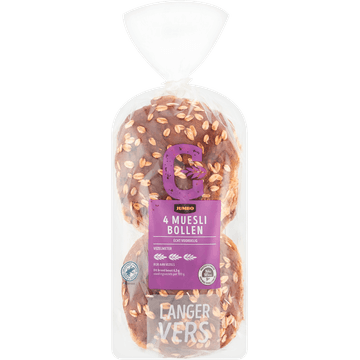 Jumbo - Mueslibollen - 4 Stuks