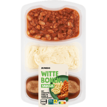 Jumbo Maaltijd Witte Bonen met Saucijs 500 g