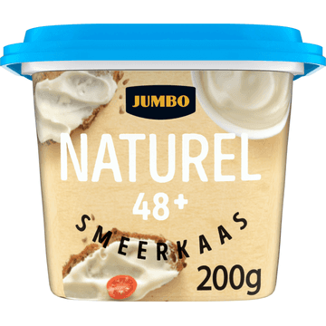 Jumbo Smeerkaas Naturel 48+ 200 g