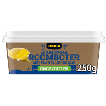 Jumbo Smeerbare Roomboter met Plantaardige Olie Ongezouten 250 g