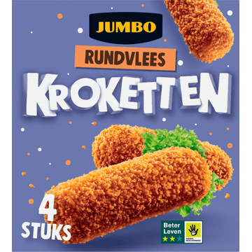 Jumbo Rundvleeskroketten 4 Stuks