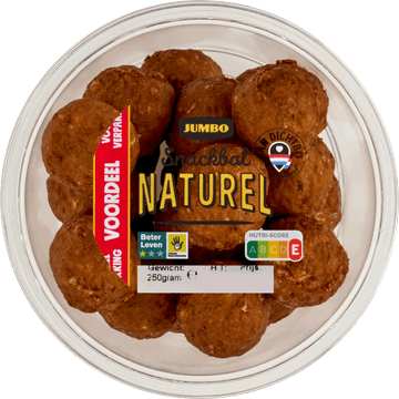 Jumbo Snackbal Naturel 250 g