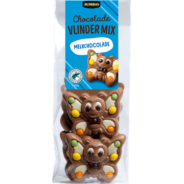 Jumbo Chocolade Vlindermix Melkchocolade 120 g