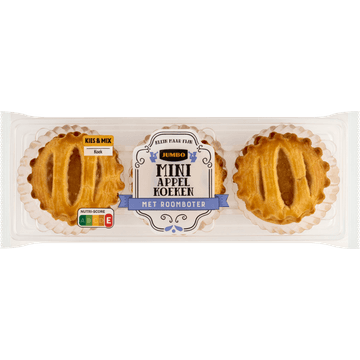 Jumbo Mini Appelkoeken met Roomboter 270 g