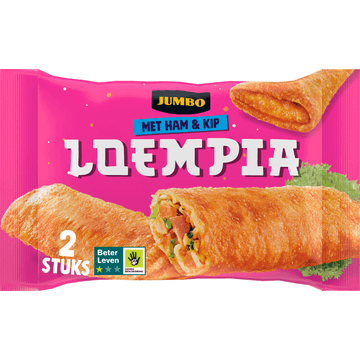 Jumbo Loempia met Ham & Kip 2 Stuks